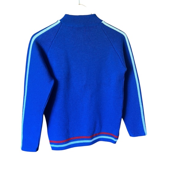 Vintage Blue Polaris Sweater 100% wool Sz: Small - Picture 2 of 5
